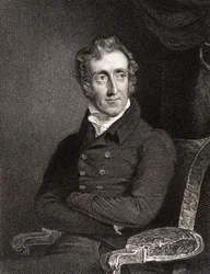 Henry Welbore Agar Ellis, 2. vicomte Clifden, gravert av Edward Scriven (1775-1841), fra «National Portrait Gallery, bind II», utgitt ca. 1835