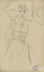 stående kvinne