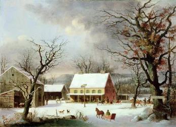 Seven Miles to Farmington, ca. 1853