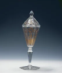 Glasskopp og deksel, 1898