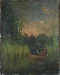 Skumring i sivet (Alexandria Bay)