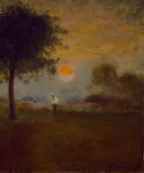 Måneoppgang, 1891.