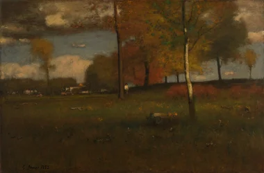 Nær landsbyen, oktober