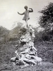 Fotografisk trykk av Peter Pan-statuen i Kensington Gardens