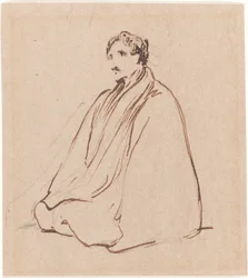 Sittende mann