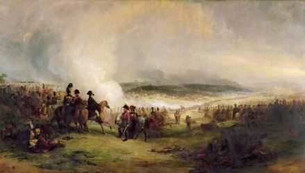 Slaget ved Waterloo (olje på lerret)