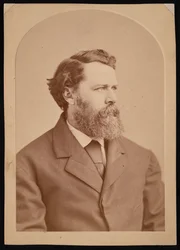 Portrett av Oliver Wolcott Gibbs 1822-1908, mellom 1870 og 1873.