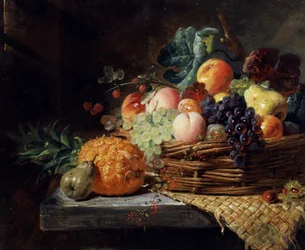 Naturens gave. Maleri av George Lance (1802–1864). Privat samling.