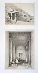 Gravene til Beni-Hassan, Egypt, 1800-tallet