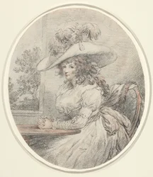 Anne Ward Morland, ca. 1786 (grafitt)
