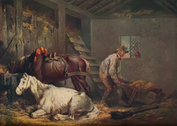 Hester i en stall, 1791