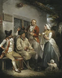 Trepanasjon av en rekrutt, ca. 1790.