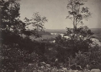 Chattanooga Valley fra Lookout Mountain, 1860-tallet.