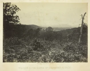 Mission Ridge Scene of Sherman