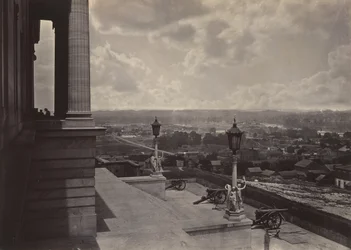 Nashville fra Capitol, 1860-tallet.
