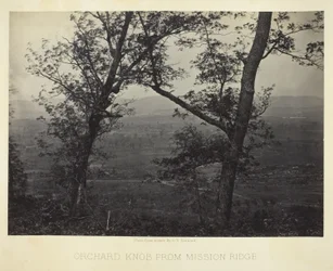 Orchard Knob fra Mission Ridge