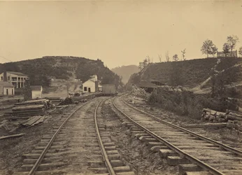 Allatoona-passet sett mot nord, Georgia