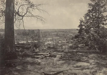 Battle Field of Peach Tree Creek, Georgia, 1860-tallet.