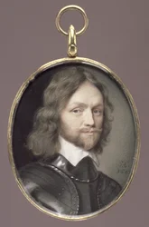 General Henry Ireton (1611-51) parlamentarisk general og Lord Deputy of Ireland (wc på vellum på kort)