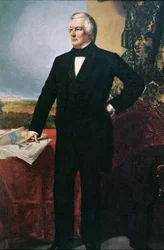 Millard Fillmore (1800-74) (farge litho)