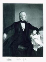 John Tyler, 10. president i USA, pub. 1901 (fotogravyr) (se også 102588)