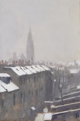 Duke Street under Snow, Edinburgh, 1870