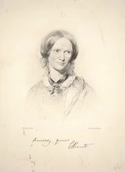 Charlotte Brontë, gravert av Walker & Boutall
