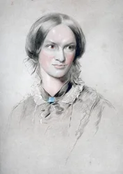 Charlotte Bronte , engelsk forfatter, 1850.