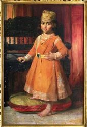 Portrett av prins Albert, eldste sønn av Maharaja Duleep Singh, 1870