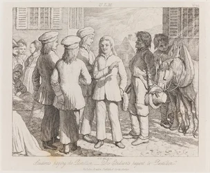 Studenter, Ulm, ca. 1821 (radering)