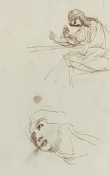 Figurstudier [verso]