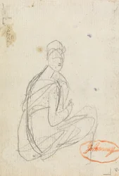 Figurstudie av en kvinne