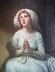 Lady Hamilton i bønn