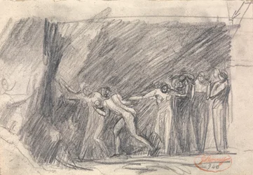MacBeth ved heksehulen: Andre besøk, eller Canidia og ungdommen, eller Åpningen av arken
