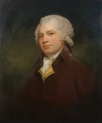 Portrett av Mr Wildman (olje på lerret)