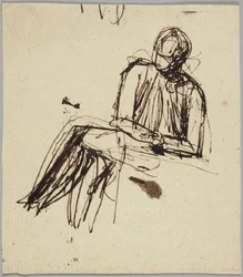 Sittende figur