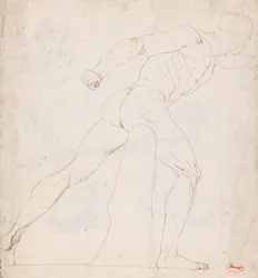 Studie av «Borghese-gladiatoren»