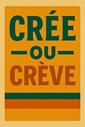 Create or Collapse – fransk alt, 2025 (akryl på lerret)