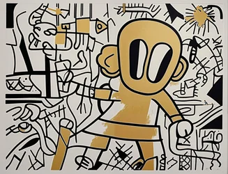 Hovedpersonens energi, 2024 (akryl på lerret)