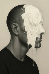 Mykt kollaps, 2025 (akryl på lerret)