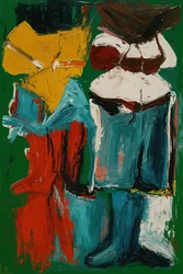 Uuttalte kropper, 2025 (akryl på lerret)