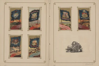 Flagg fra alle nasjoner og Amerikas forente stater - Side 35 og 36, 1887