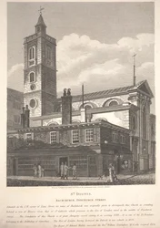 St. Dionis, Backchurch, Fenchurch Street, gravert av William Wise