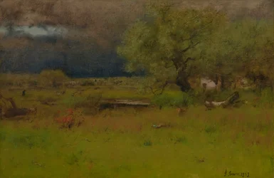 Den forbigående stormen 1892 (olje på lerret)