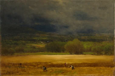 Hveteåkeren, ca. 1875–77 (olje på lerret)