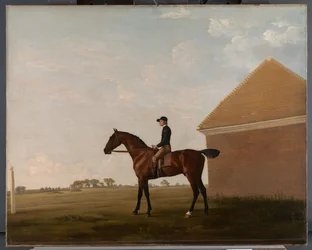 Turf, med Jockey oppe, på Newmarket
