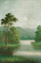 Båt på elven, 1801