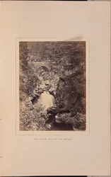 Den nedre fossen på Bruar
