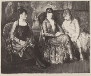 Elsie, Emma og Marjorie, andre stein, 1921.