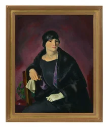 Portrett av fru Walter Richter (olje på lerret)